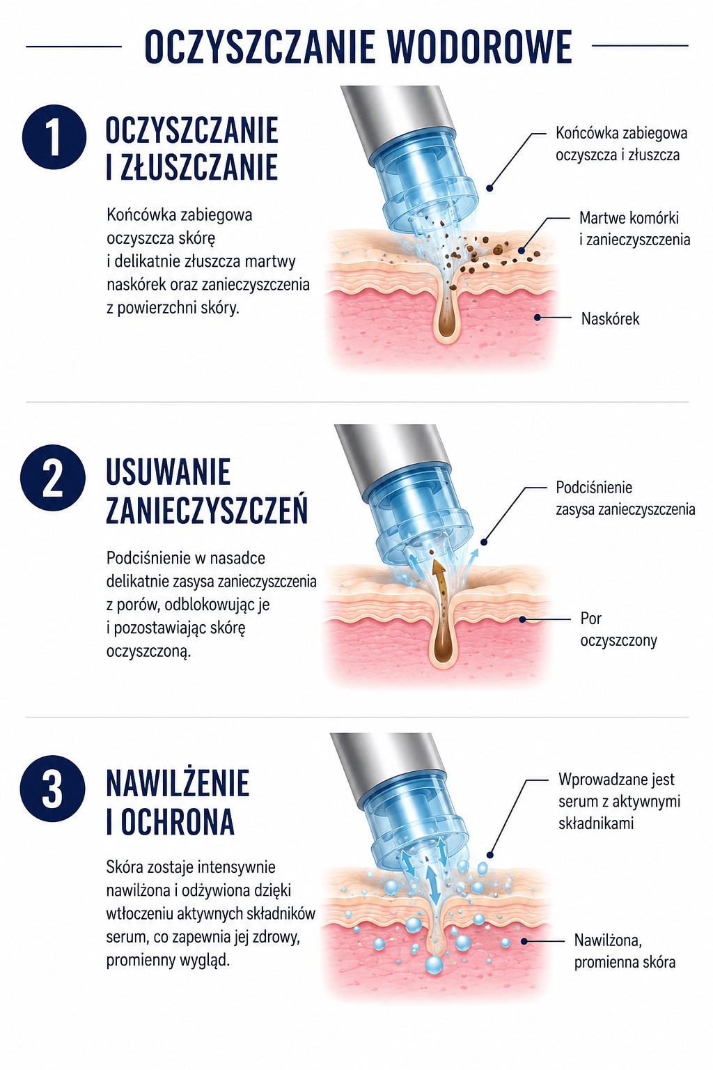 Zabieg oczyszczania wodorowego – hydrodermabrazja